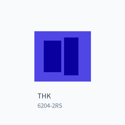 THK 深沟球轴承 6204-2RS